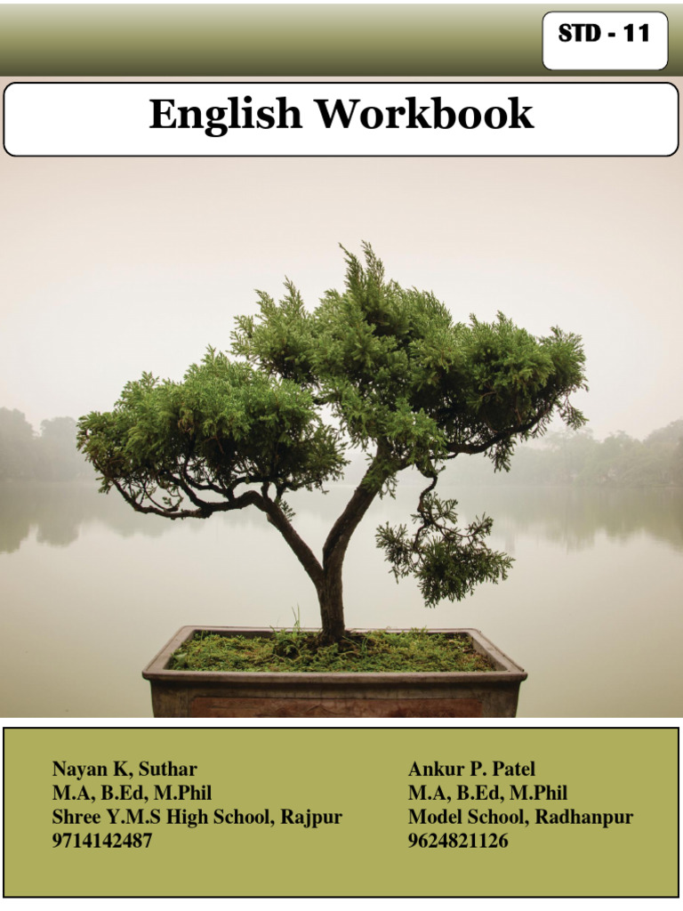 free printable english workbook