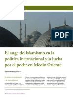 El Auge Del Islamismo en La Política Internacional y La Lucha Por El Poder en Medio Oriente