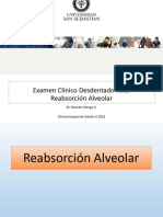 Examen DT, Reabsorcion Alveolar 2022