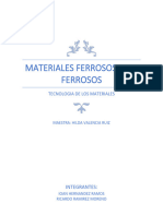 Materiales Ferrosos y No Ferrosos