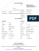 Data Pelanggaran: Kendaraan Pelanggar