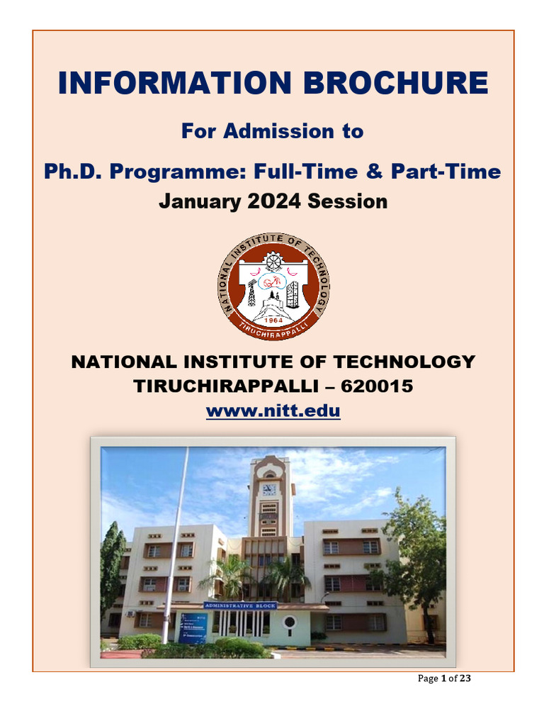 Final Version Phd Brochure January 2024 Session Pdf Computer