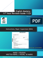 Last - Minute English Mastery PDF