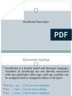 JavaScript Datatypes