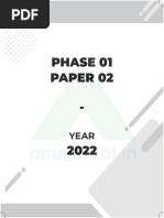 SEBI Question Paper Phase I Paper 2 2022