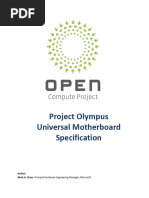 Project Olympus Universal Motherboard