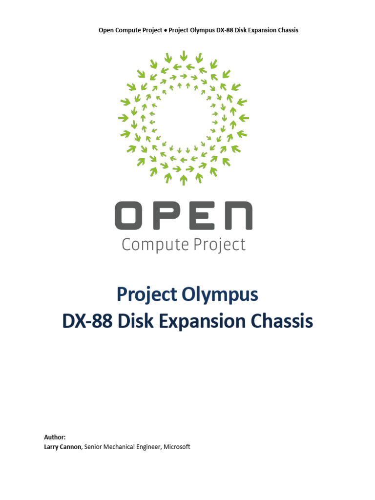 Project Olympus DX-88 Overview | PDF | Hard Disk Drive | Computer Data ...