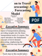 Travel Demand Forecasting 