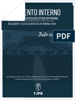 Regimento Interno - TEXTO COMPILADO - Atualizado Até A Emenda Regimental Nº 22 de 2024 - 2024.