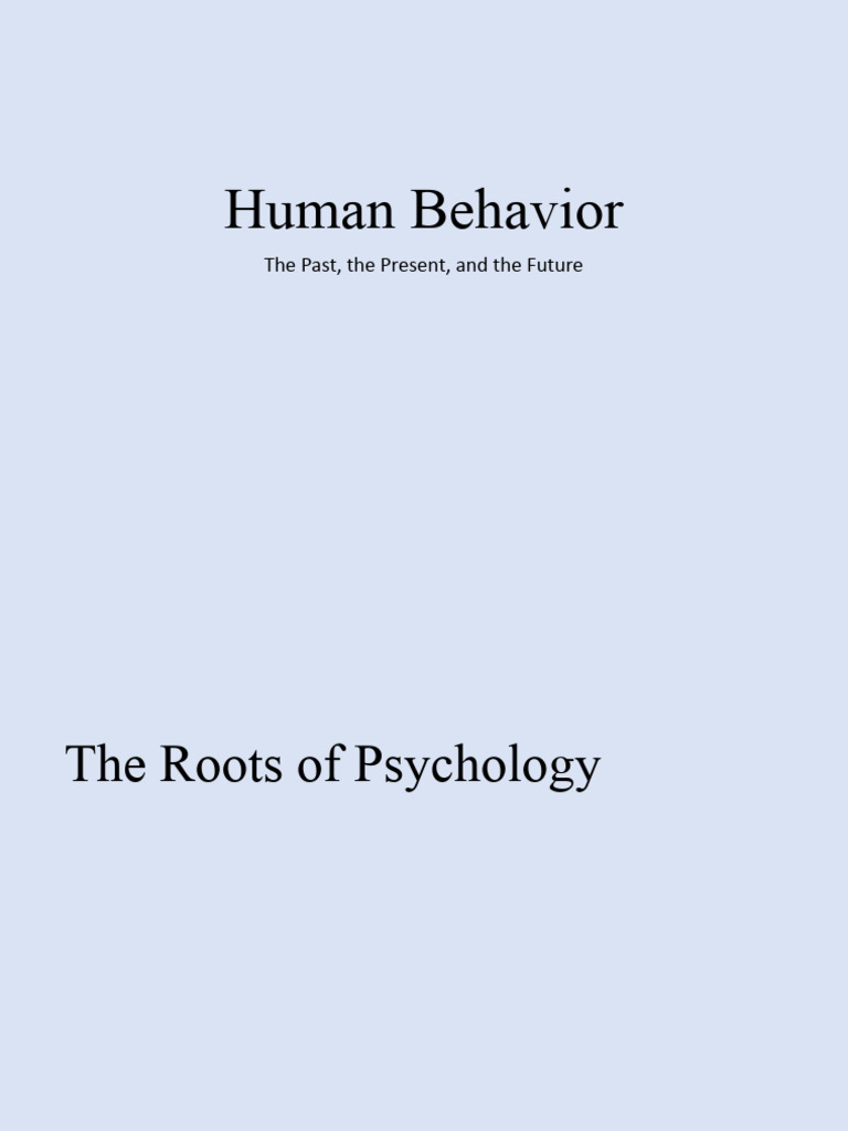 Evolution of Human Behavior and Psychology | PDF | Mind | Psychology