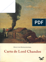 Carta de Lord Chandos Hofmannsthal - Hugo Von 1901 Anna's Archive