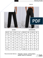 Linen Pant SEWING INSTRUCTION