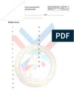 JRC B-Series Online Answer Sheet