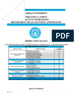 Model Exam (Aa)