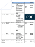 Course Plan Daa