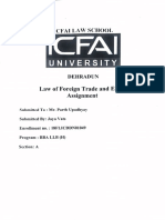 Foreign Trade Assignment