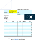 Docparser Bank Bank Account Statement Excel Template