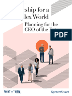 Leadership For A Complex World Planning For The CEO of The Future Final