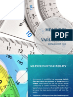 Stat 5 Measures of Variability