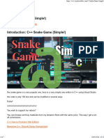C++ Snake Game (Simple!) - Instructables