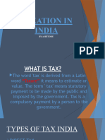 Taxation in India (Ashutosh)
