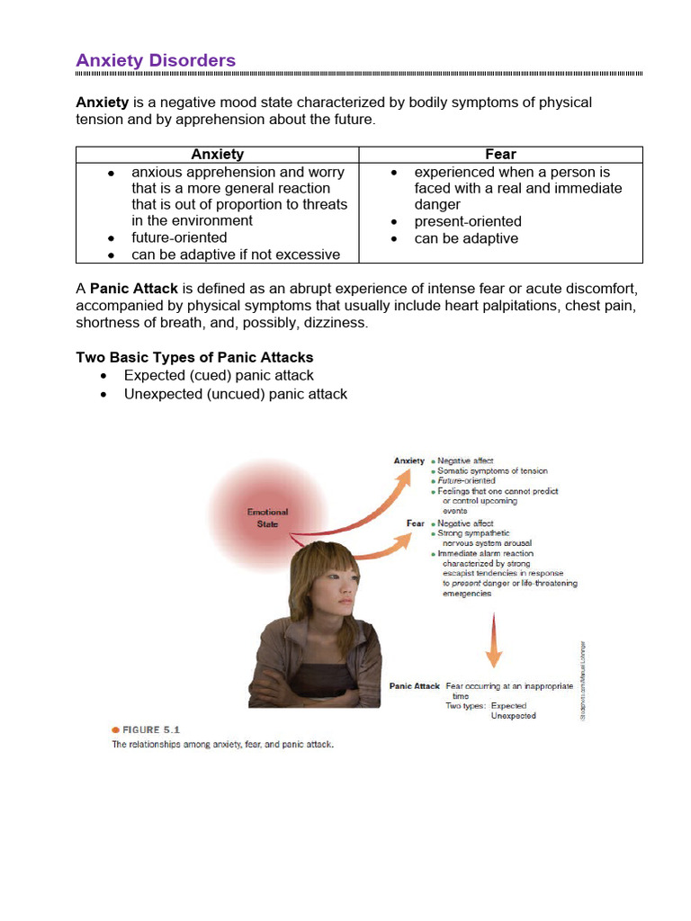 Anxiety, Trauma, and Stress Related Disorders | PDF | Phobia | Anxiety ...
