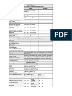 Crtical Indicators