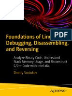 Foundations of Linux Debugging, Disassembling, and Reversing Analyze Binary Code, Understand Stack Memory Usage, And... (Dmitry Vostokov) (Z-Library)