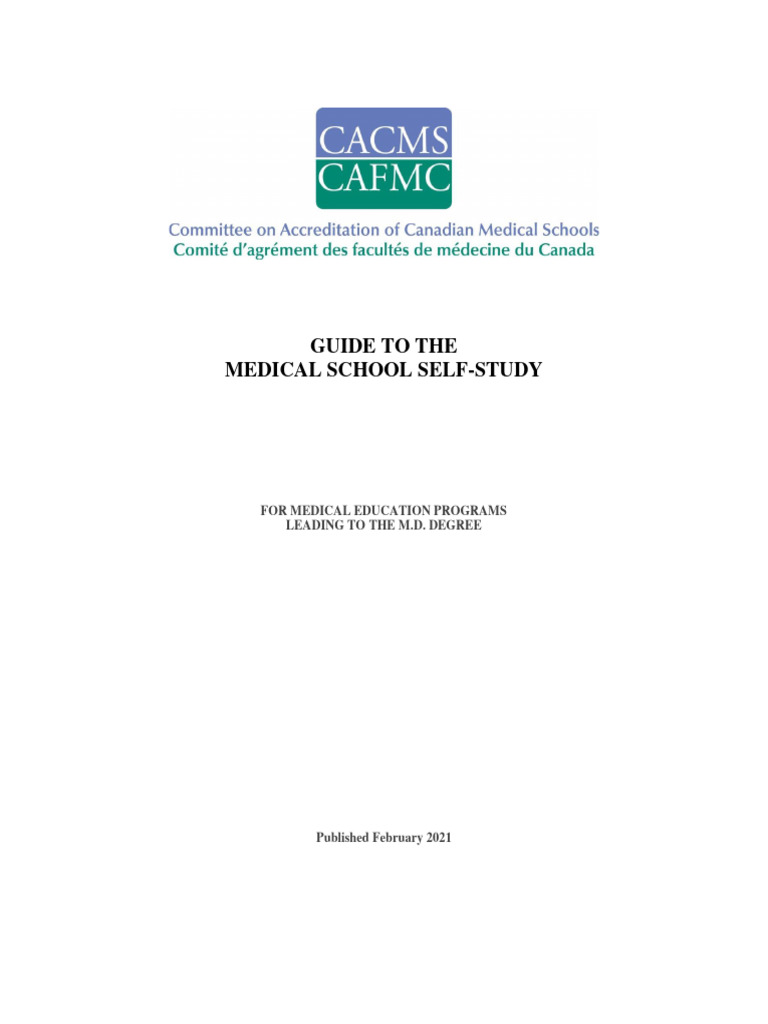 Guide To Medical School Self-Study AY 2022-2023 | PDF | Committee ...