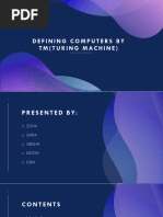 Defining Computers by Turing Machine