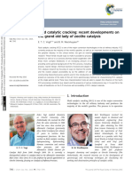 FCC recent development of zeolite catalysis