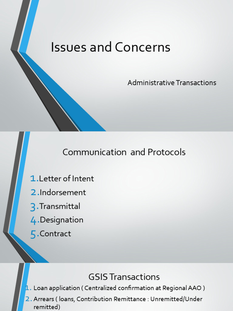Issues and Concerns MORE 2 | PDF