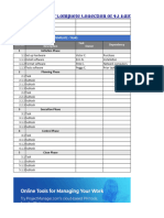 Google Sheet WBS Template 20 - 43 - Project Managers Blank WBS With WBS Tree Example