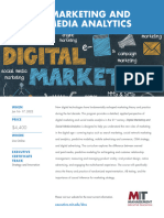 Digital Marketing and Social Media Analytics