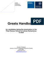 Greats Handbook 2023 V 10 PDF