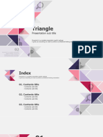 Creative Triangular Design Theme Ppt Templates