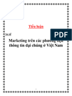 Tiểu Luận - Marketing Trên Các Phương Tiện Thông Tin Đại Chúng ở Việt Nam - 838229