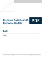 Mellanox Switches SSD Disk Firmware Update FAQ