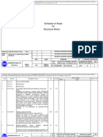 REV Date Purpose BY Checked Approved Schedule of Rates