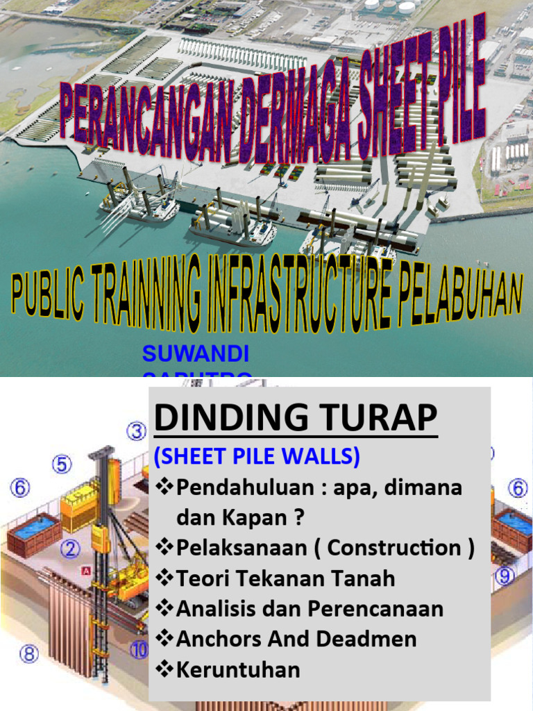 Konstruksi Dinding Turap Sheet Pile | PDF