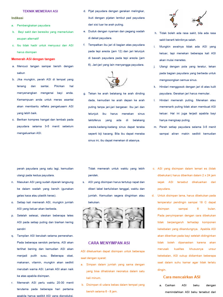 Leaflet_asi_eksklusif_new | PDF