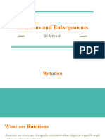 Rotations and Enlargements