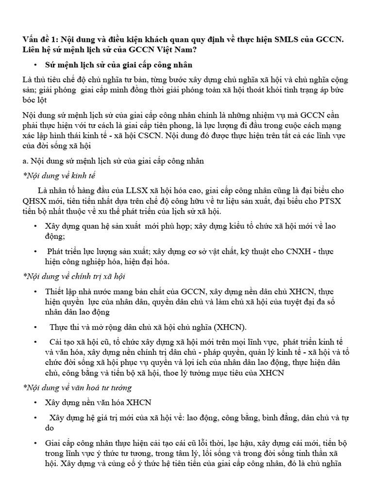CNXH Làm | PDF