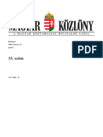 Magyar Közlöny 2008. Évi 33.