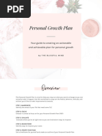 Personal Growth Plan Worksheet