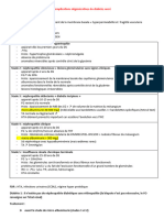 3 Complications Dégénératives Du Diabète Sucré