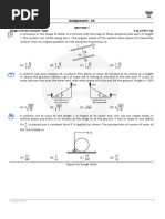 Assignment-34: Section-I Single Correct Answer Type 4 Q. (3 M (-1) ) 1