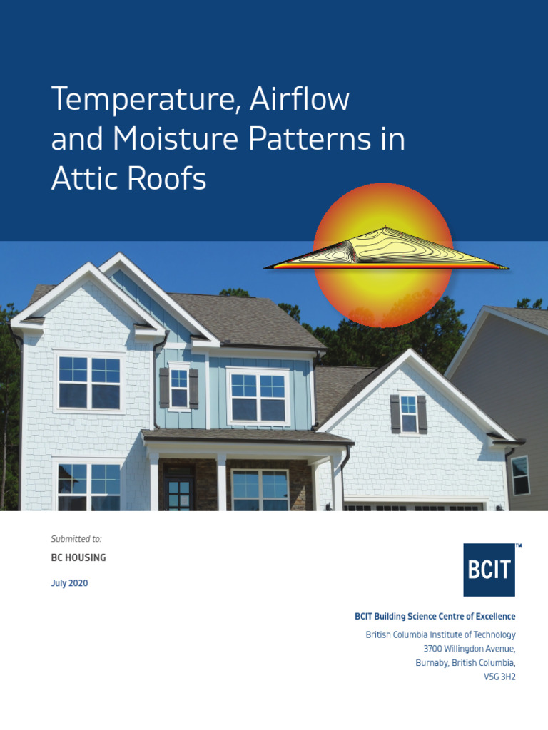 TemperatureAirflowandMoisturePatternsinAtticRoofs PDF Heat