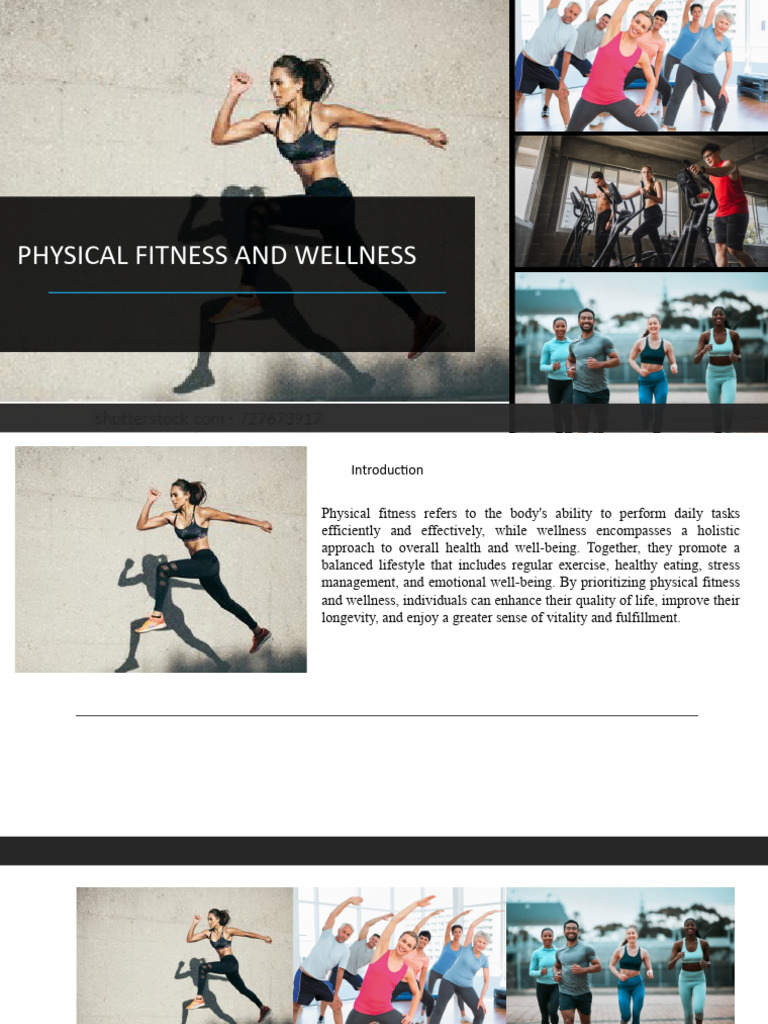 Physical Fitness and Wellness Guide | PDF | Physical Fitness