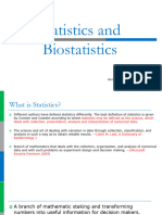 Statistics and Biostatistics: Mrs. Khushbu K. Patel Assistant Professor Shri Sarvajanik Pharmacy College